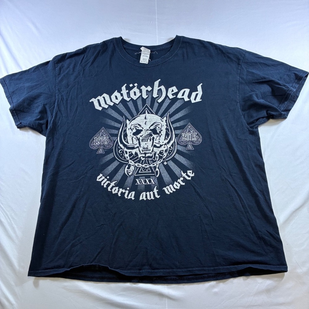 Motorhead 2015 North American Tour Graphic T-Shirt Black 2XL Gildan Heavy Cotton